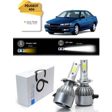 C6 Peugeot 406 Uzun Far Led Xenon Şimşek Etkili