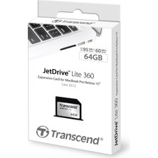 Transcend JetDrive Lite 360 64 GB Genişleme Kartı 1,8 inç 95MB/s Okuma 60MB/s Yazma Hızı