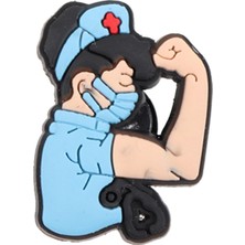 Attach Güçlü Kadın Crocs Terlik Süsü