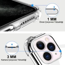 Caseworld Xiaomi Poco X3 Pro Kapak Köşe Korumalı Airbag Antishock Şeffaf Silikon Kılıf