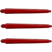 Dartsan 5 Set (15 Adet) 48 mm Nylon Dart Şaft-Shaft. Kırmızı