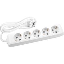 Viko Multi-Let Beşli Priz Topraklı Kablolu Çocuk Korumalı - 2 Mt (2 Metre) 90113502