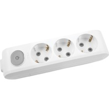 Viko Multi-Let Üçlü Priz Anahtarlı Topraklı Klemensli Çocuk Korumalı 90117300