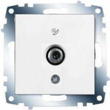 Viko Karre Krem Renkli F Konnektörlü Sonlu Uydu Prizi Otomasyon Malzemeleri