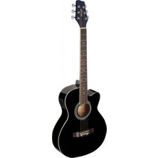 Stagg Elektro Akustik Gitar SA20ACE-BLK