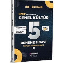Paragon Yayıncılık Kpss’nin Karekodu Genel Kültür 5 Deneme Sınavı