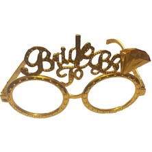 Pandoli Plastik Camsız Bride To Be Bekarlığa Veda Parti Gözlüğü Altın Renk 1 Adet