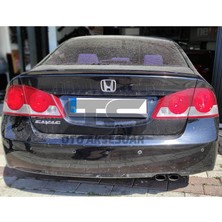 Sts Oto Aksesuar Honda Civic Fd6 Bagaj Üstü Black Piano Spoiler Bagaj Çıtası