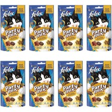 Felix Party Mix Karışık Orjinal Lezzetleri Kedi Ödülü 60 gr x 8 Adet