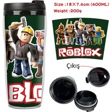 400ML Robloxs Öğrenci Taşınabilir Spor Içme Fincan Su Isıtıcısı(Yurt Dışından)