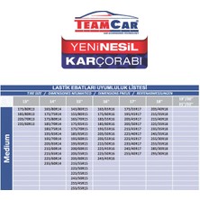 Team Car Teamcar Kar Çorabı Medium Ebat Yeni Nesil Kolay Montaj Zincir Muadili