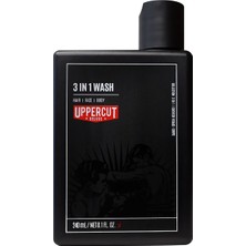 Uppercut Deluxe 3 in 1 Wash 240ml - 3'ü 1 Arada Şampuan