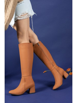 Riccon Kadın Çizme, Fermuarlı, Ortopedik Taban, Koku ve Terleme Önleyici Astar, Outdoor Konfor