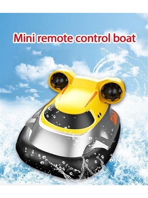 Xhang 2.4g Kablosuz Mini Hovercraft Oyuncak Su Elektrikli Uzaktan Kumanda Tekne Kontrol Uzaktan Speedboat Yelken Modeli Rc Denizaltı | Rc Denizaltı (Sarı) (Yurt Dışından)