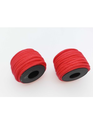 Be Beauty Kırmızı Renkte 6 mm Polyester  Eşofman Kapşon Bağ Ipi (20 Mt)