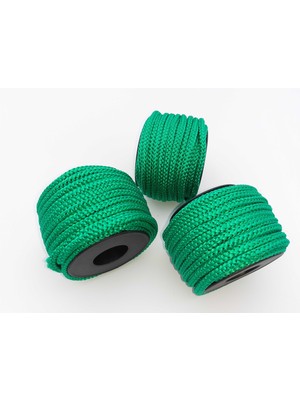 Be Beauty Yeşil Renkte 6 mm Polyester  Eşofman Kapşon Bağ Ipi (30 Mt)