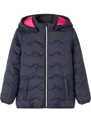 Name It Düz Lacivert Kız Çocuk Yelek Nkfmaggy Jacket  Pb