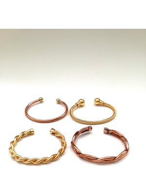 Rupen Kraft Kadın & Erkek Ayarlanabilir  4 Lü Kombin Bileklik