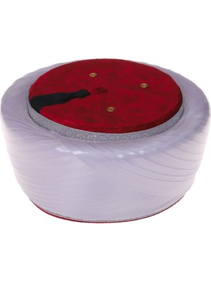 Berat Sarık - Imam Sarığı - Çapraz Saten Sarım - 57 Numara