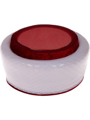 Berat Sarık -  Imam Sarığı - Fileli Çapraz Sarım - 55 Numara