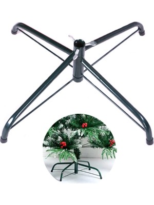 Xcspace 30 cm Yılbaşı Ağacı Demir Tripod Metal Taban Braketi (Yurt Dışından)