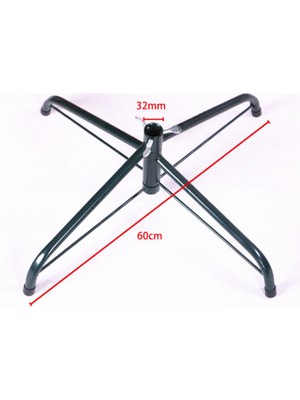 Xcspace 60 cm Yılbaşı Ağacı Demir Tripod Metal Taban Braketi (Yurt Dışından)