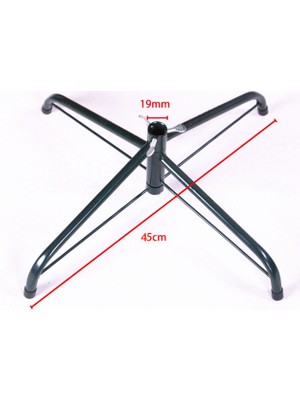 Xcspace 45 cm Yılbaşı Ağacı Demir Tripod Metal Taban Braketi (Yurt Dışından)