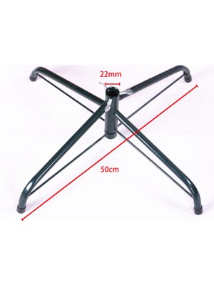 Xcspace 50 cm Yılbaşı Ağacı Demir Tripod Metal Taban Braketi (Yurt Dışından)