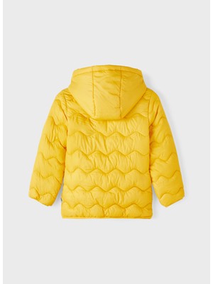 Name It Düz Koyu Sarı Kız Çocuk Yelek Nkfmaggy Jacket Pb