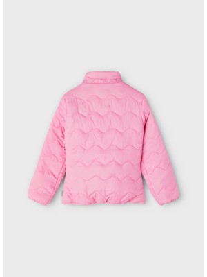 Name It Düz Pembe Kız Çocuk Yelek Nkfmaggy Jacket Pb