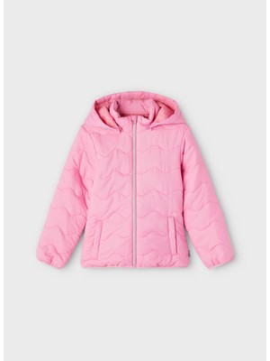 Name It Düz Pembe Kız Çocuk Yelek Nkfmaggy Jacket Pb