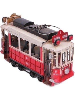 Dekoratif Metal Taksim Tramvay