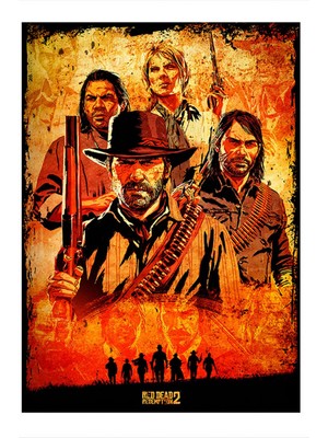 Ekart Red Dead Redemption 2 Mdf Tablo