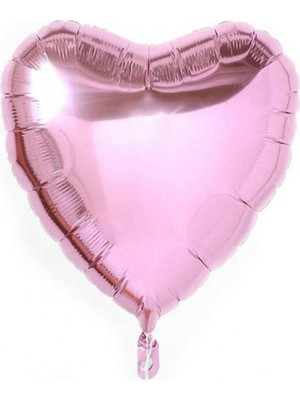 Rönesans Parti Pembe Kalp Folyo Balon 45 cm - 1 Adet