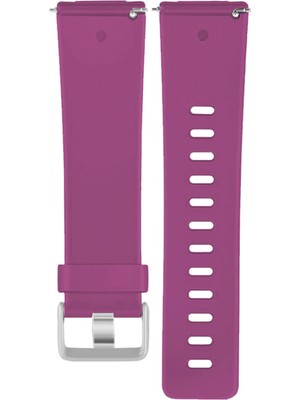 Markacase Fitbit Versa Silikon Kordon Kayış (L)
