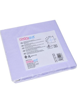 Balonevi TPL1627 Açık Violet Peçete, 33X33 cm 16 Adet