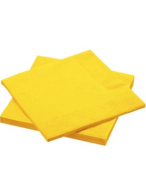 Balonevi TPL7055 Sarı  Peçete, 33X33 cm 16 Adet