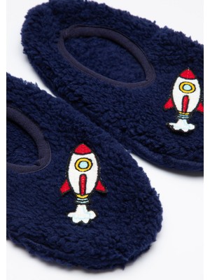 Penti Lacivert Erkek Çocuk Navy Rocket Patik Çorap