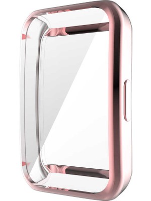 Gpack Huawei Band 7 Kordon Önü Kapalı Renkli Silikon Gard 09 Bronz