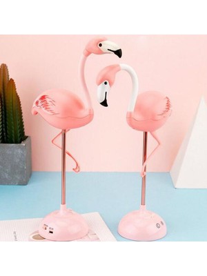 BSSM Şarjlı Dokunmatik Usb'li Flamingo Tasarım Masa Lambası MH-206