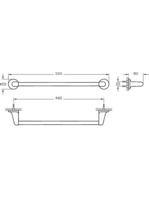 Artema A44944 Artema Marin Uzun Havluluk, 450MM