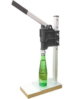 Silimo Kapatma Aleti Soda Gazoz Kapağı Kapama Makinası Siyah 200 Kapak Hediye