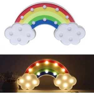 LED Işıklı Gökkuşağı Gece Lambası