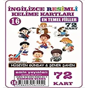 En Temel Fiiller - İngilizce Resimli Kelime Kartları 16