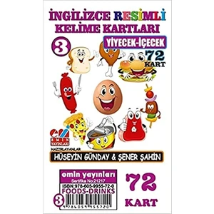Yiyecek İçecek - İngilizce Resimli Kelime Kartları 3