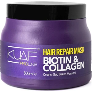 Biotin & Kolojen Saç Maskesi 500 ml Tüm Saç Tipleri için Yenileyici Onarıcı Etki