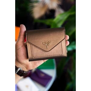 Columbia Vegan Deri Bozuk Para Gözlü Bol Kartlıklı Mini Kadın Cüzdanı