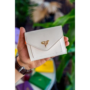 Columbia Vegan Deri Bozuk Para Gözlü Bol Kartlıklı Mini Kadın Cüzdanı