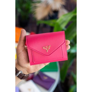 Columbia Vegan Deri Bozuk Para Gözlü Bol Kartlıklı Mini Kadın Cüzdanı