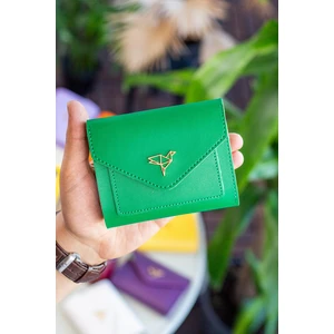 Columbia Vegan Deri Bozuk Para Gözlü Bol Kartlıklı Mini Kadın Cüzdanı